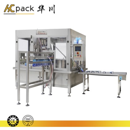 全自(zì)動(dòng)軟袋(dài)灌裝旋蓋機